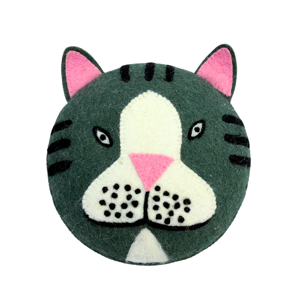 Albert Cat Flat Head Wall Decoration