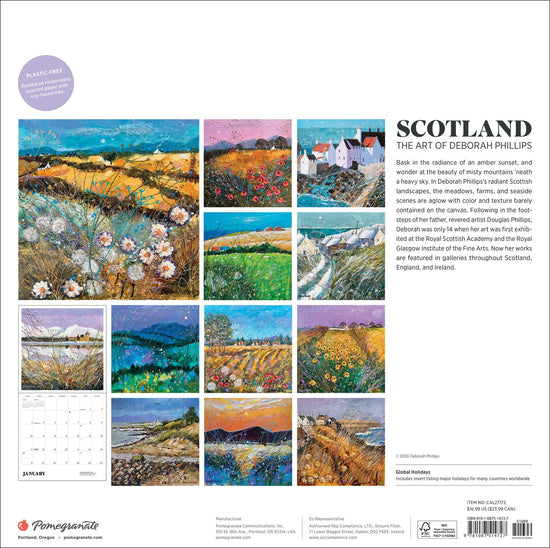 Scotland - 2027 Wall Calendar