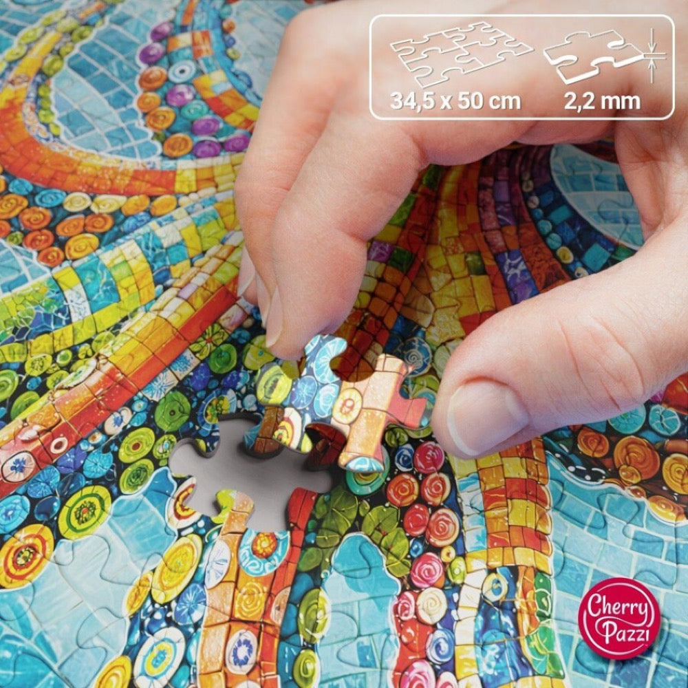 Cherry Pazzi Splish Splash Octopus 500pc Jigsaw Puzzle