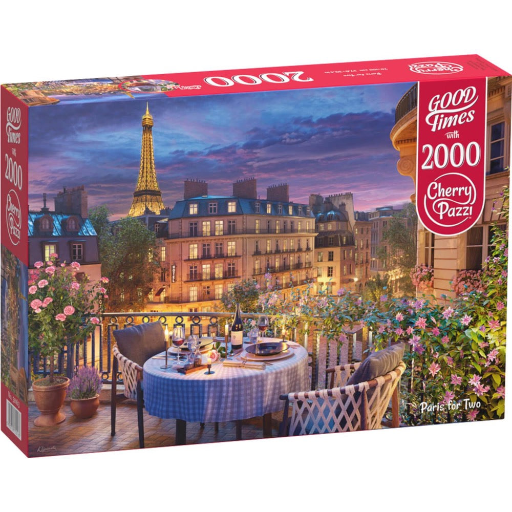 Cherry Pazzi Paris for Two 2000pc Jigsaw Puzzle