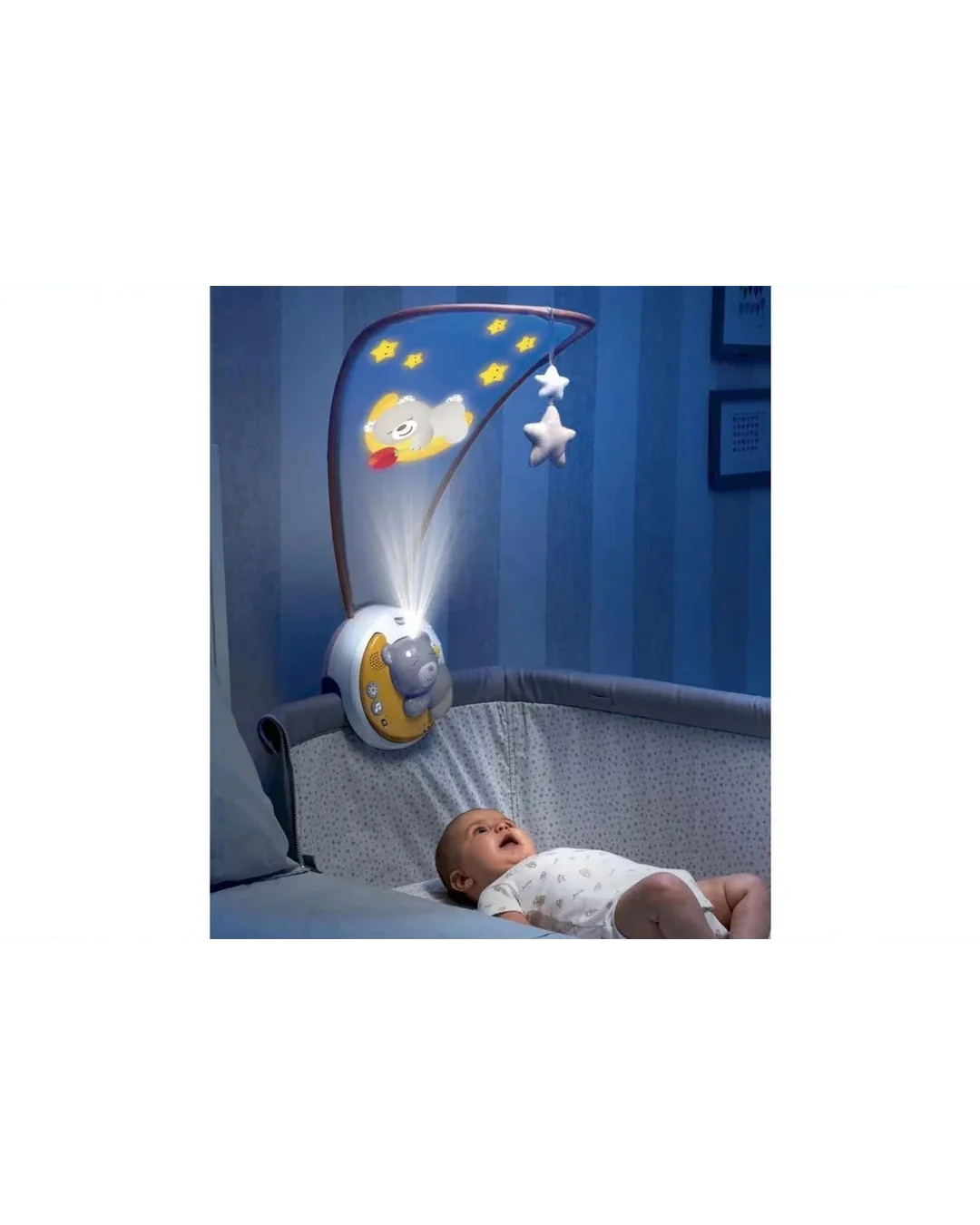 Chicco Next2Moon Cot Projector & Mobile - Neutral Crib Mobiles