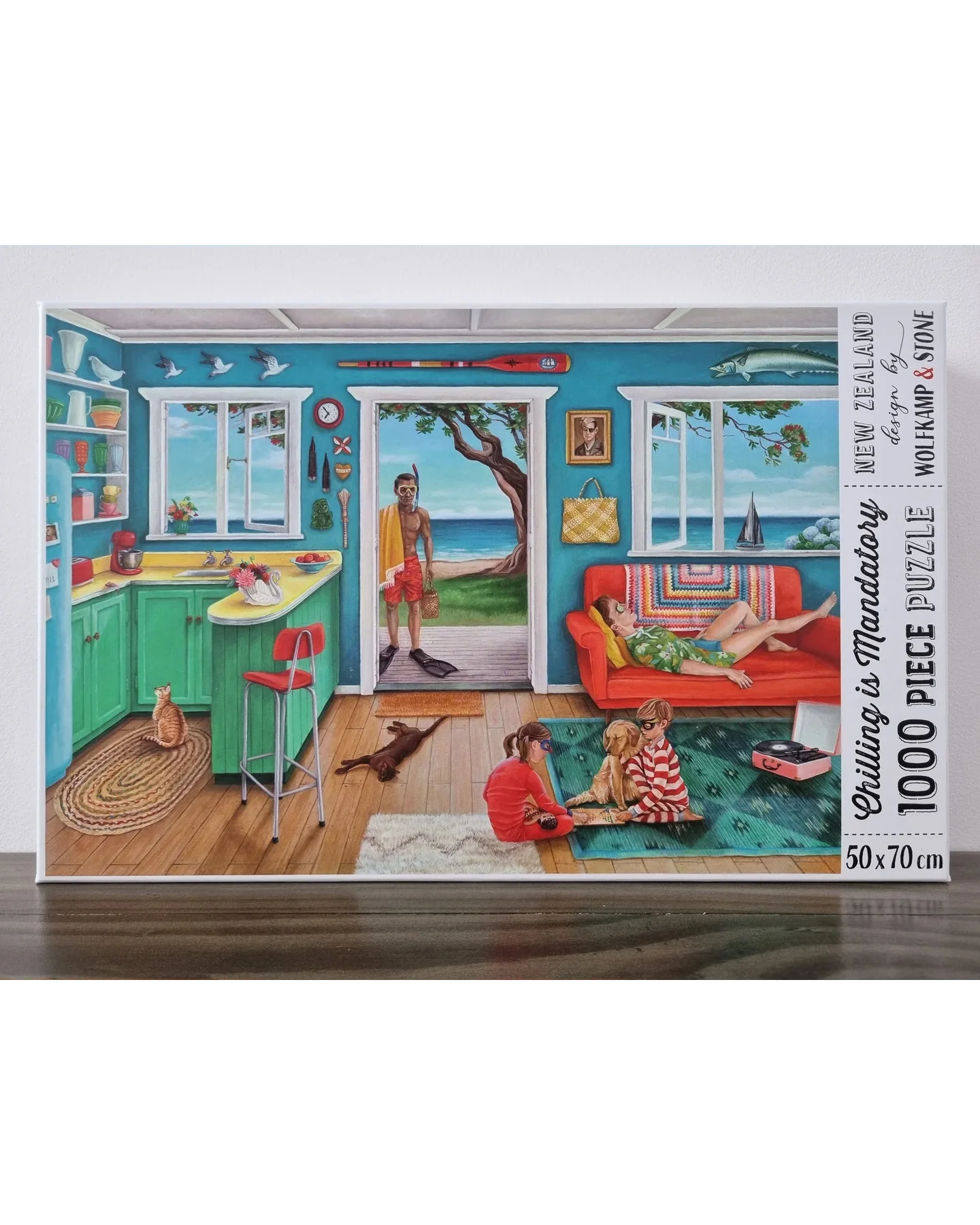 Chilling Is Mandatory 1000 Pc Puzzle Adult Jigsaws