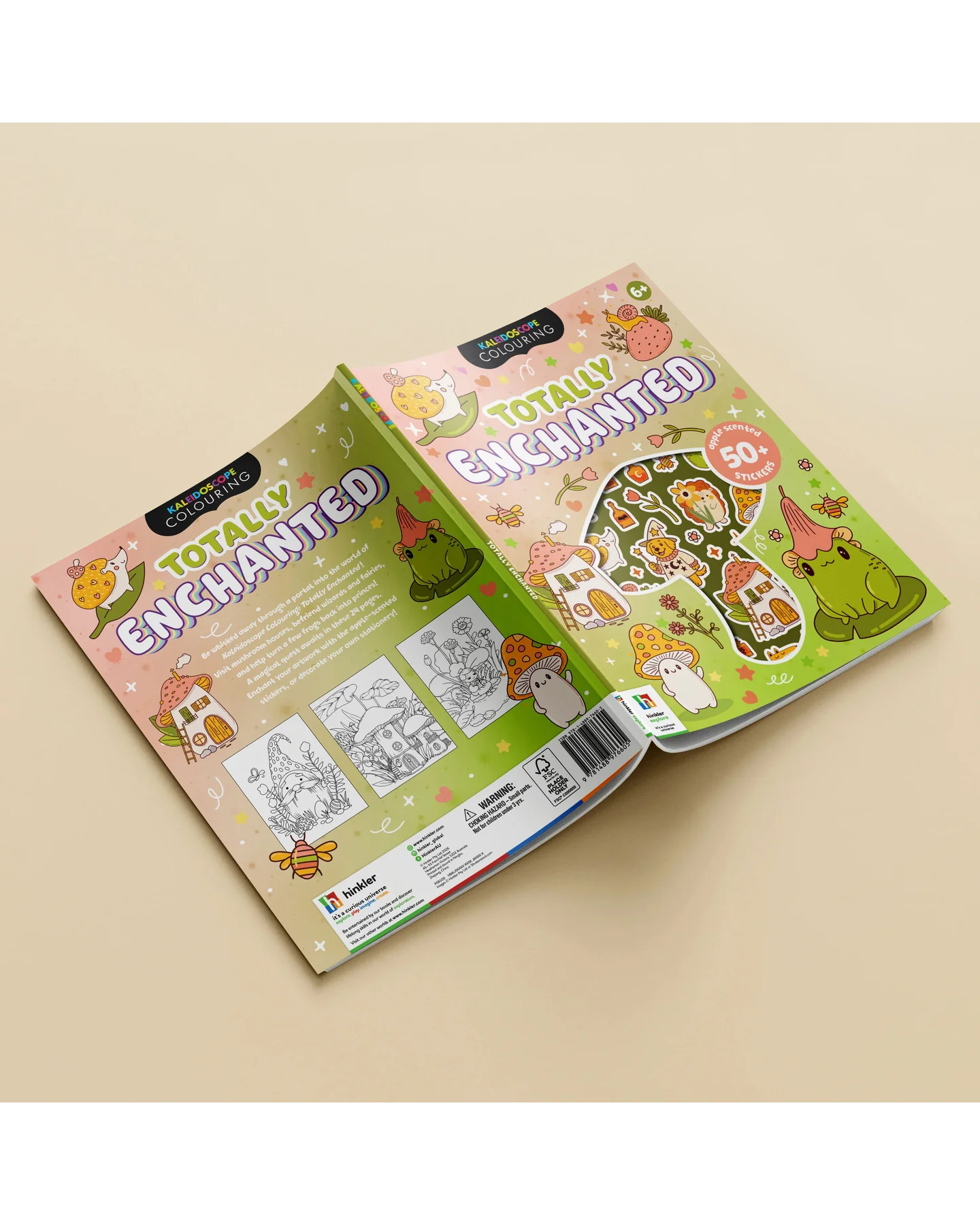 Hinkler Colouring & Scented Stickers Book – Totally Enchanted-3