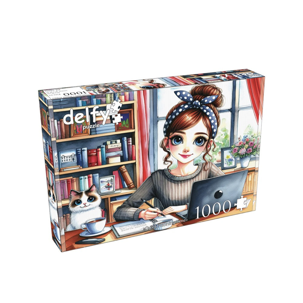 Delfy Quiet Planning Time 1000pc Jigsaw Puzzle