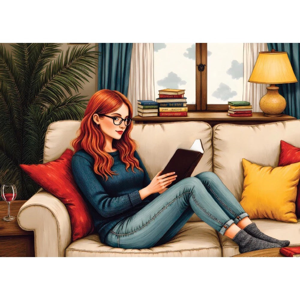 Delfy Wine, Words, Wonder 1000pc Jigsaw Puzzle