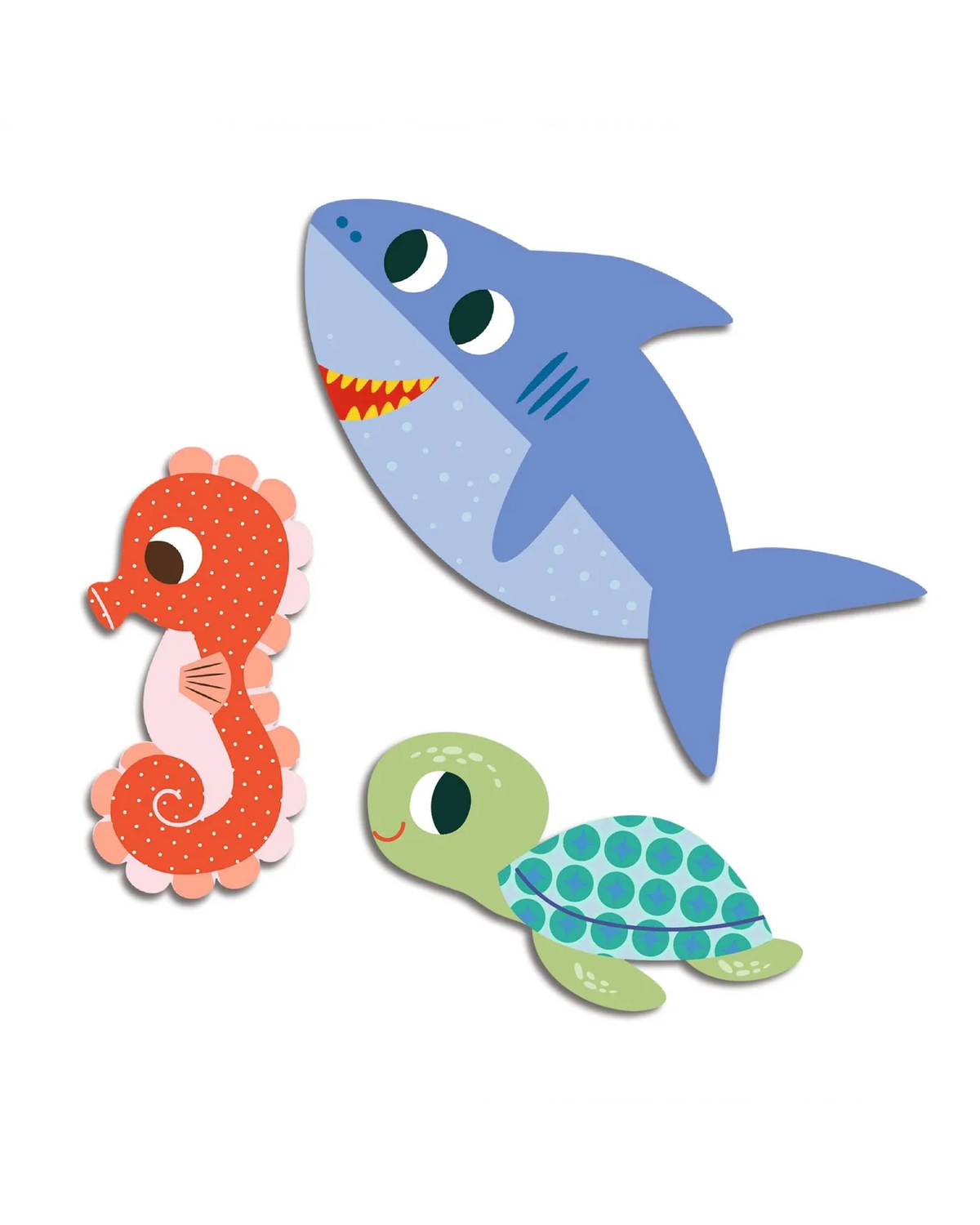 Djeco Sea Animals Sticker Set-1