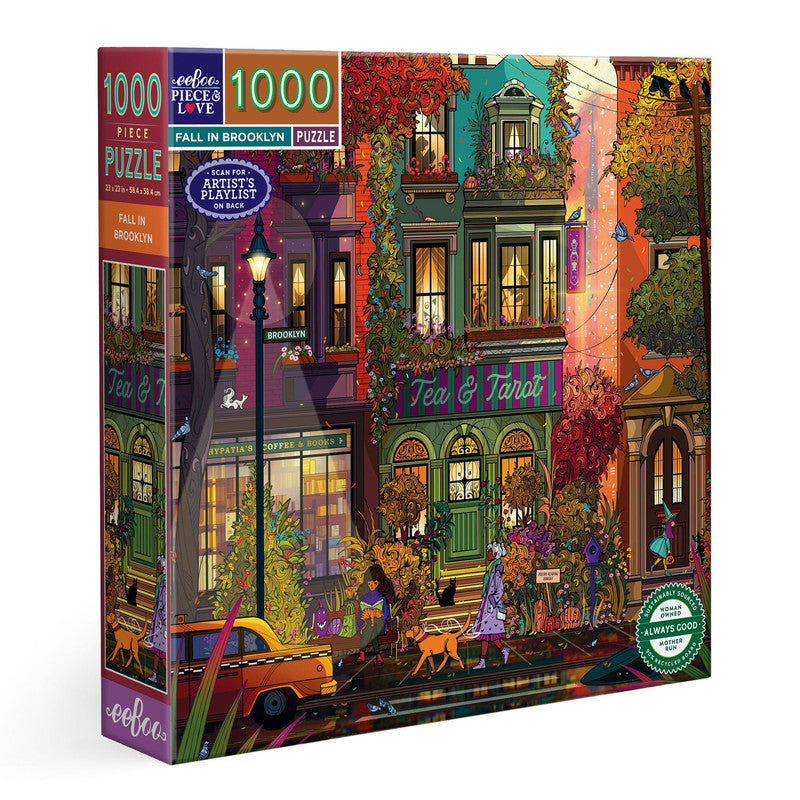 eeBoo 1000pc Puzzle Fall in Br