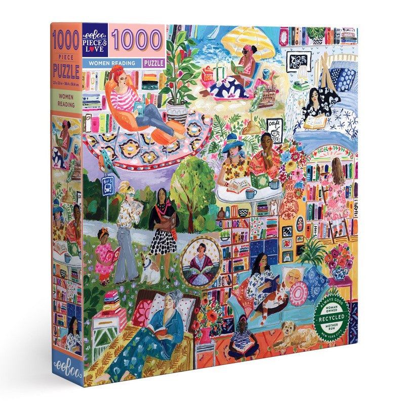eeBoo 1000pc Puzzle: Women Reading