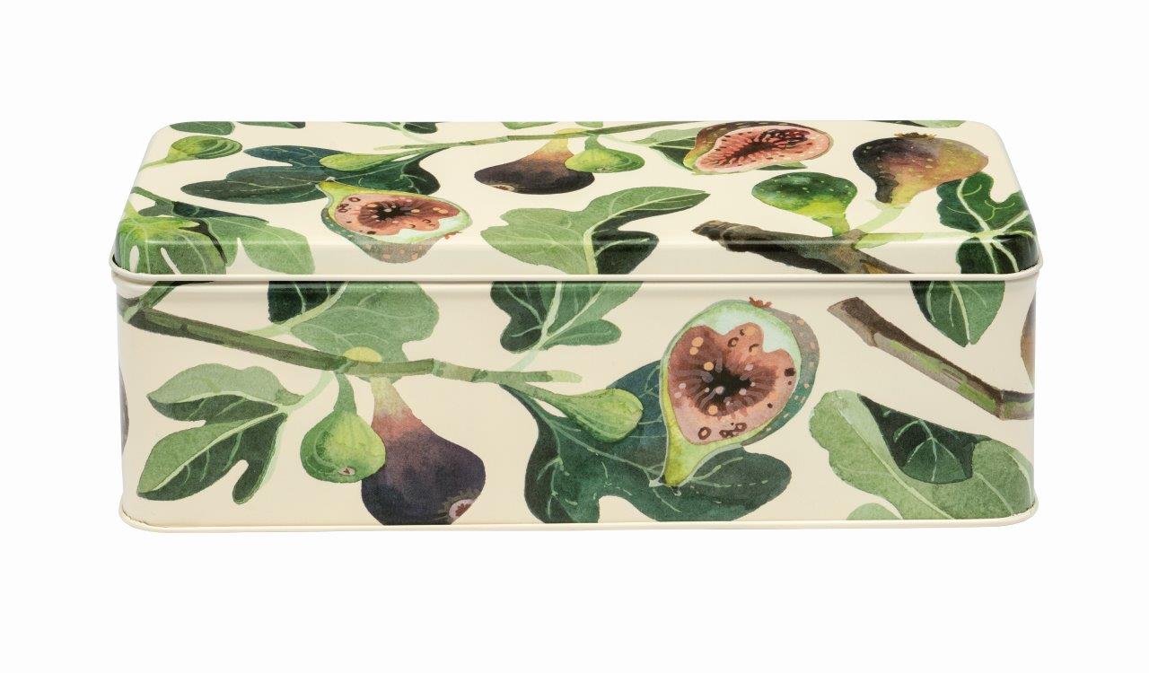 Long Deep Rectangle Hinge Tin - Figs - Emma Bridgewater