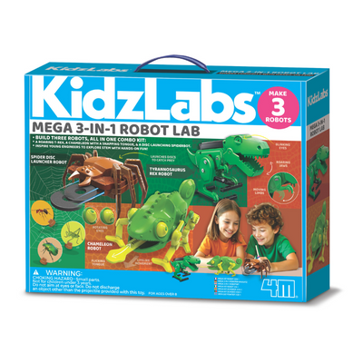 4M KidzLabs Mega 3-in-1 Robot Lab
