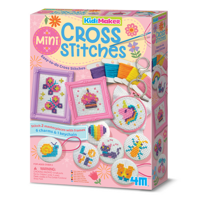 4M KidzMaker Mini Cross Stitches