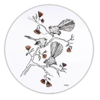 Salisbury Fantail Placemats set of 6 with fantail artwork