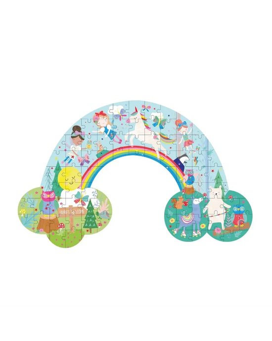 Floss & Rock - 80pc Rainbow Shaped Puzzle