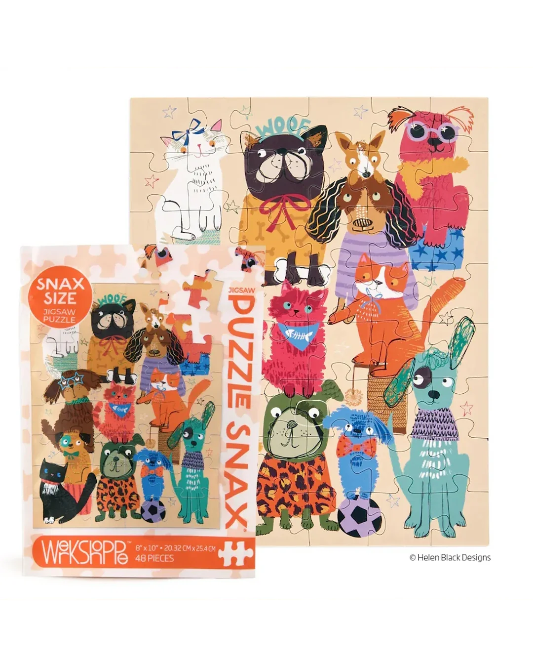Fur Babies 48 Pce - Puzzle Snax Child Jigsaws