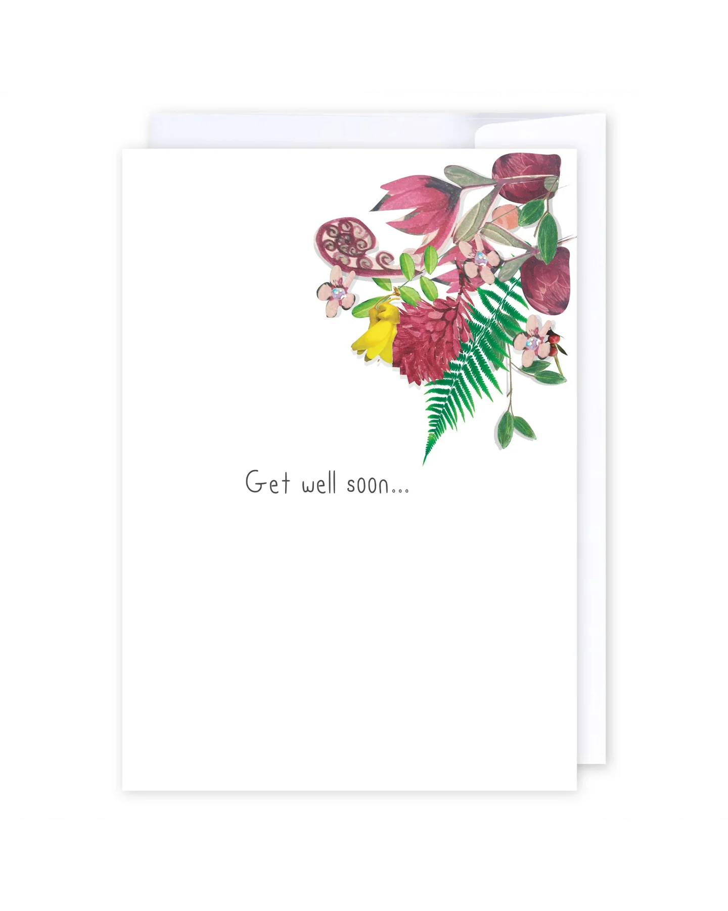 Get Well Soon Flowers Greeting Cards