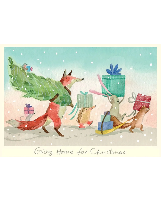 Going Home For Christmas - Christmas Card