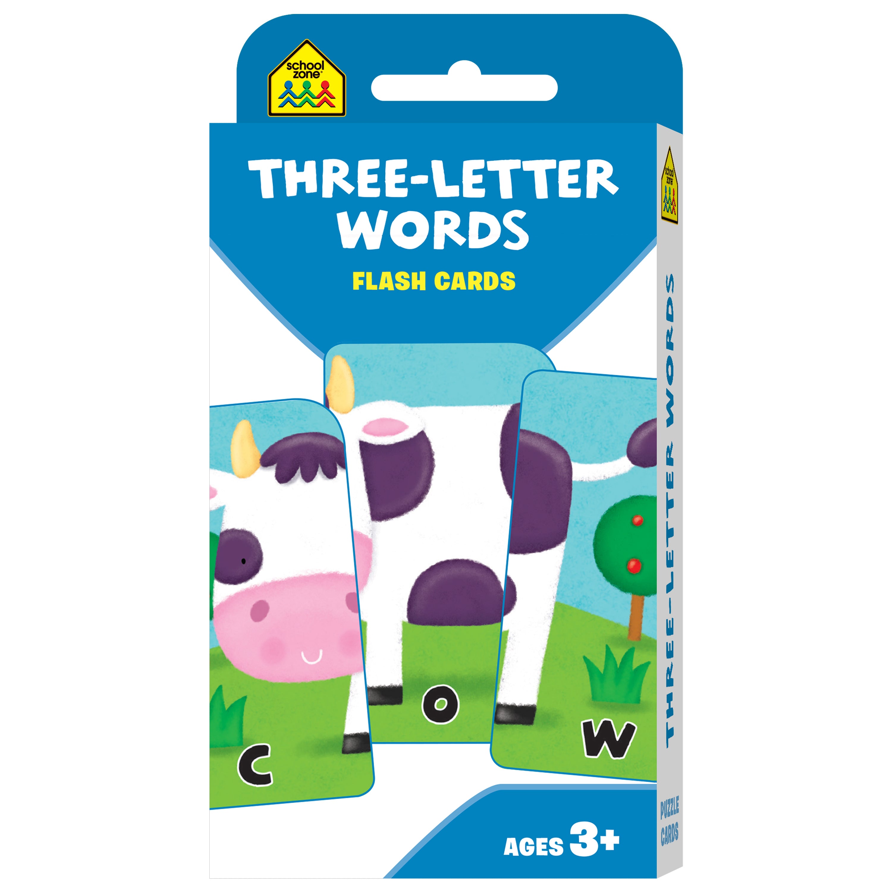 School Zone Three-Letter Words Flash Cards