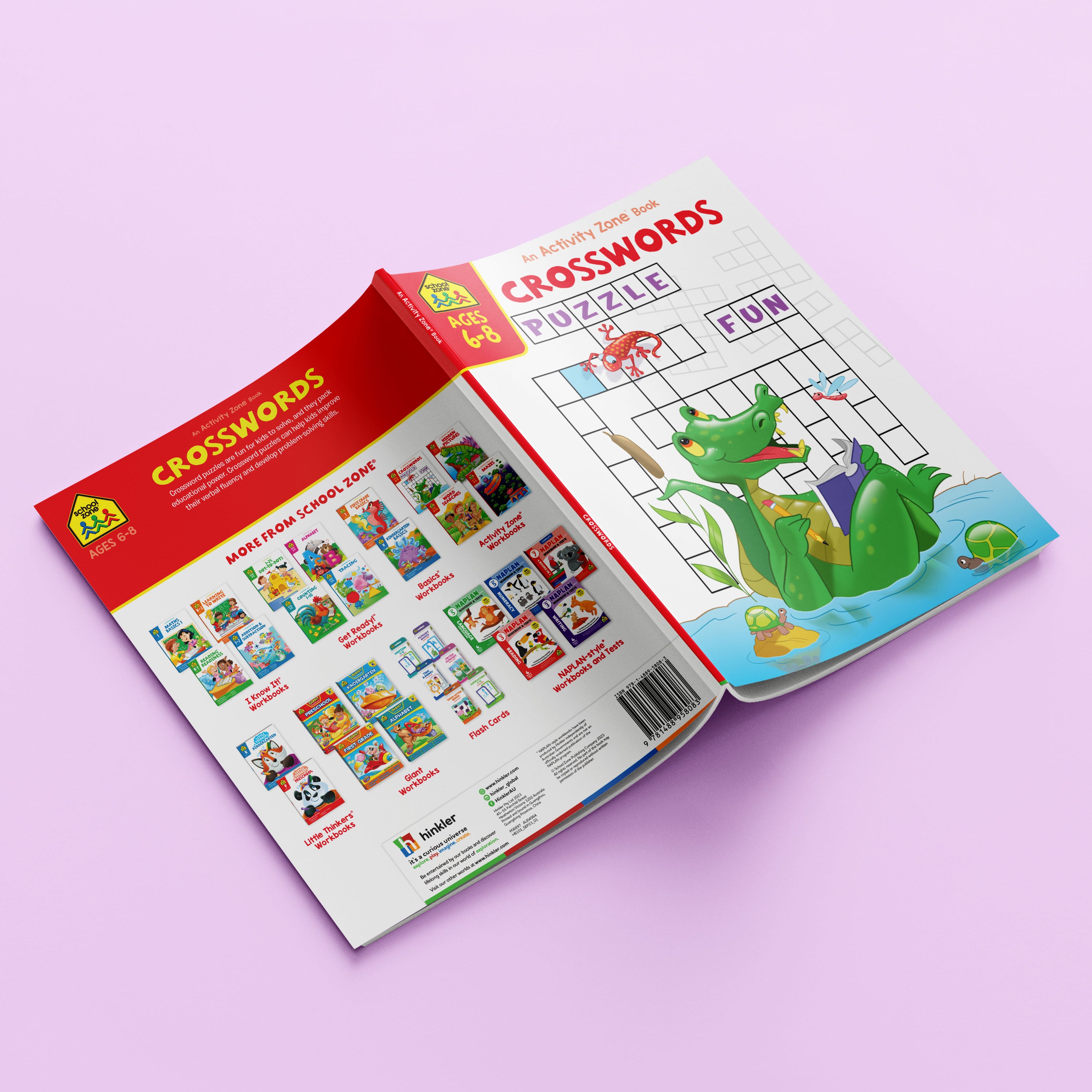 School Zone Activity Zone Crosswords