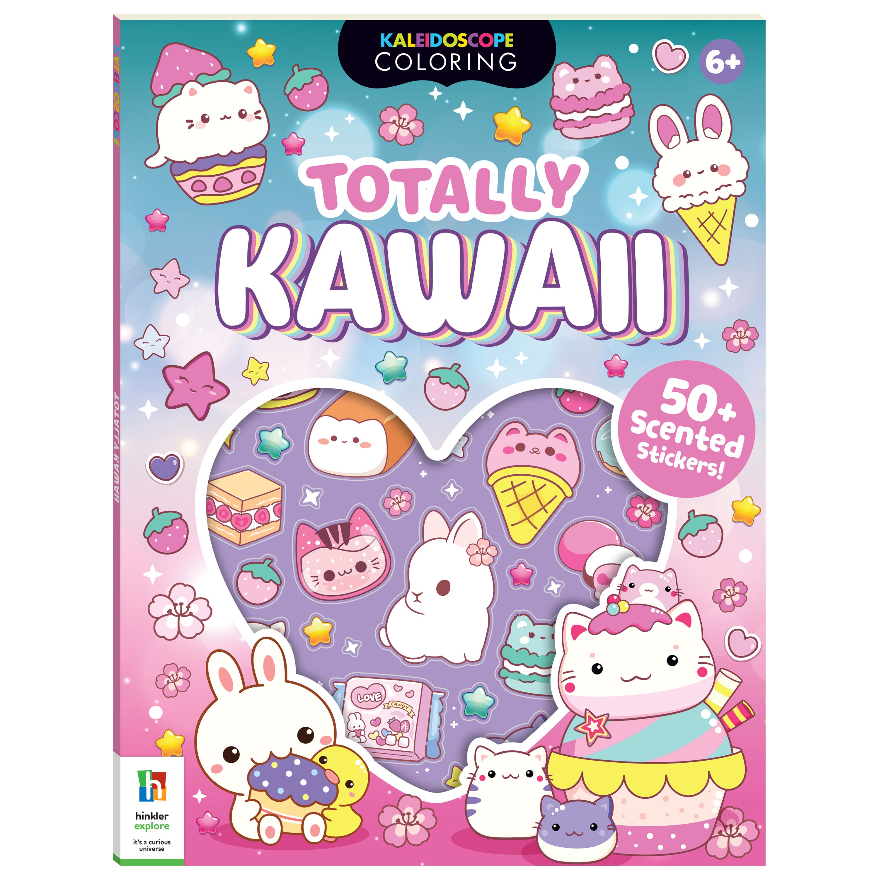 Coloring & Scented Stickers Book - Totally Kawaii