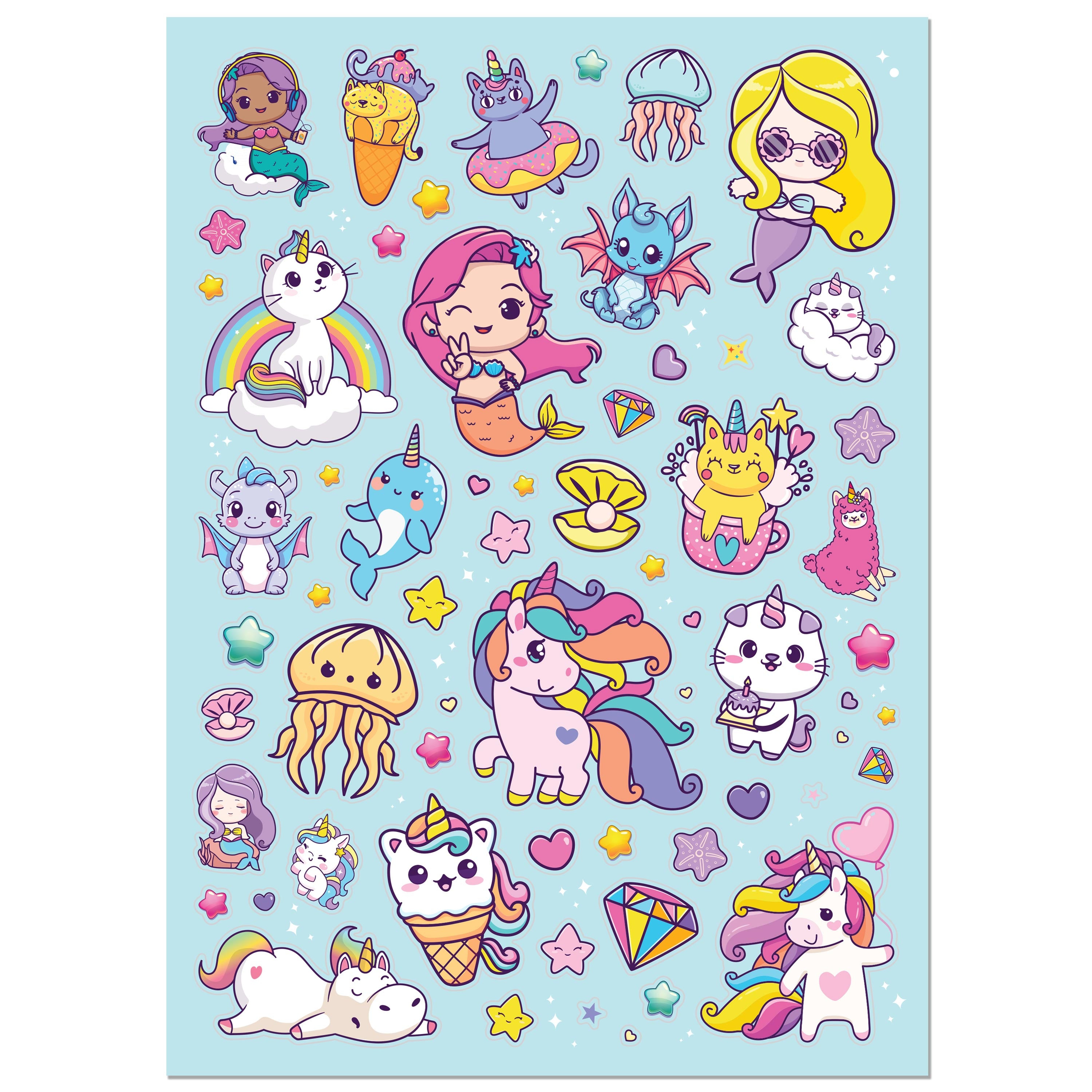 Coloring & Scented Stickers Book - Totally Magical