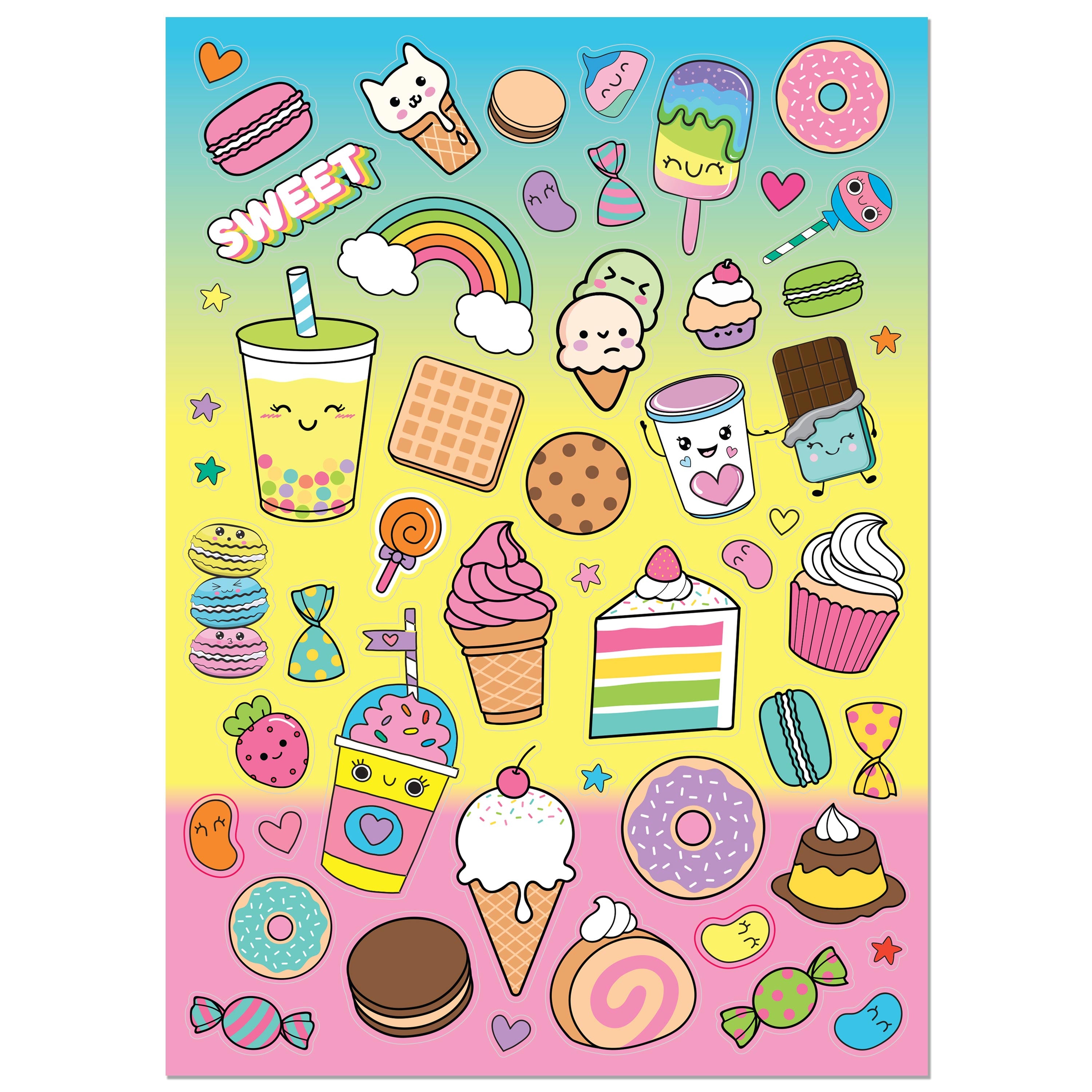 Coloring & Scented Stickers Book - Totally Sweet