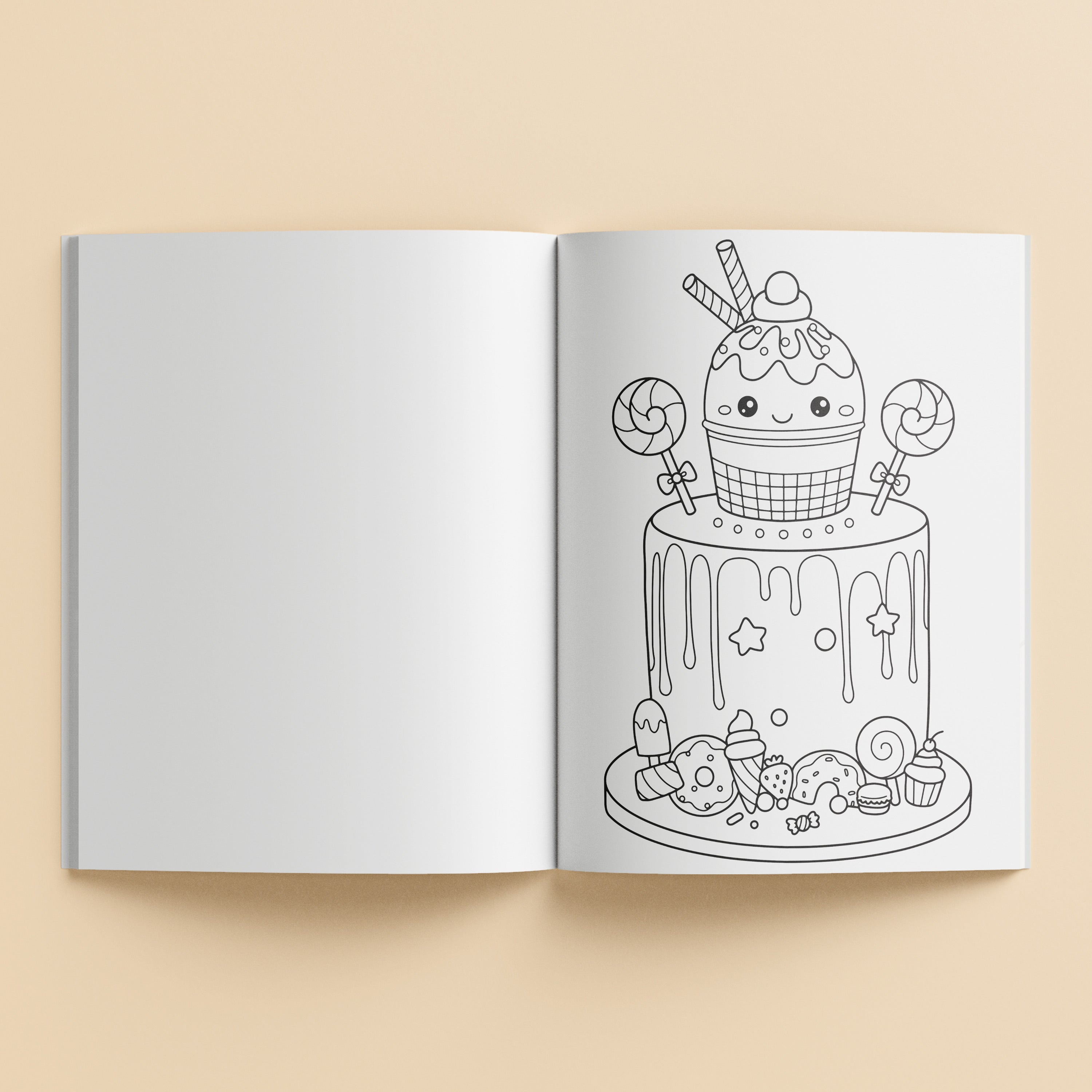 Coloring & Scented Stickers Book - Totally Sweet
