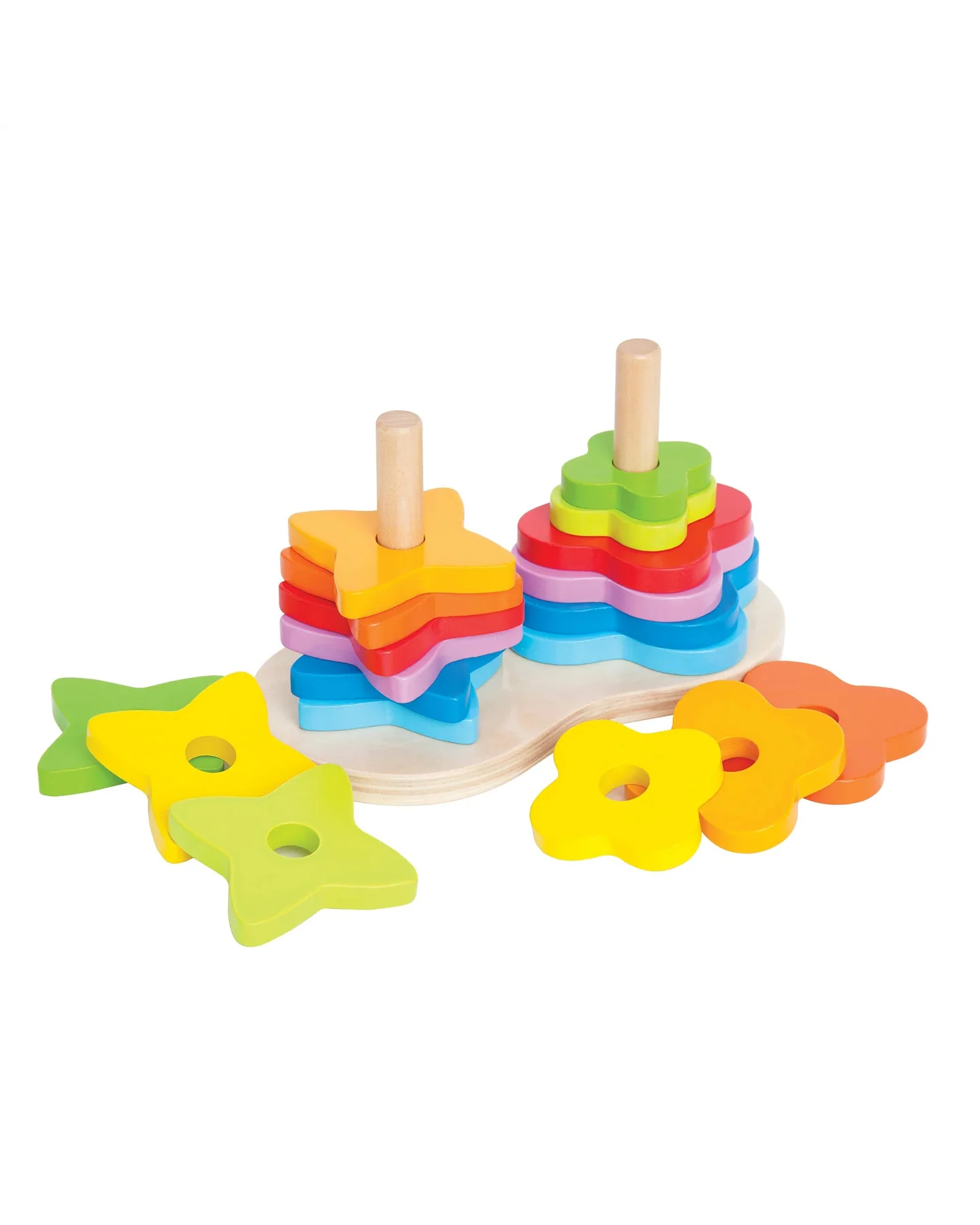 hape-double-rainbow-stacker