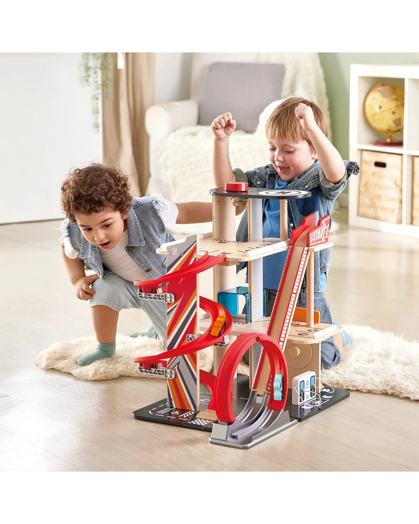 hape-gearhead-stunt-garage