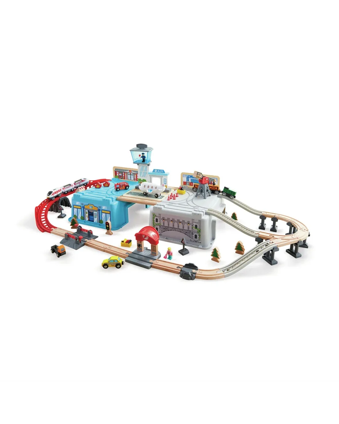 hape-mega-metropolis-train-bucket-set