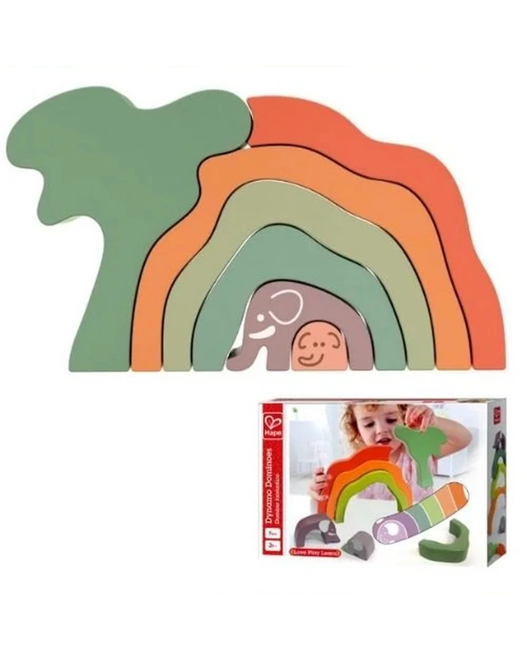 hape-safari-elephant-stacking-blocks