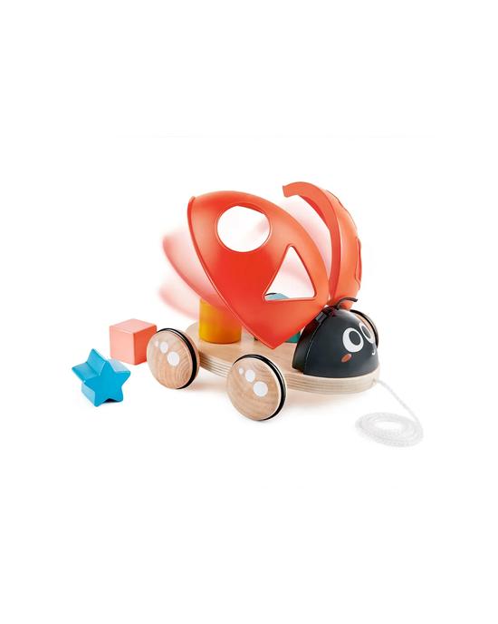 Hape Shape-Sorter Ladybug Pull Toy