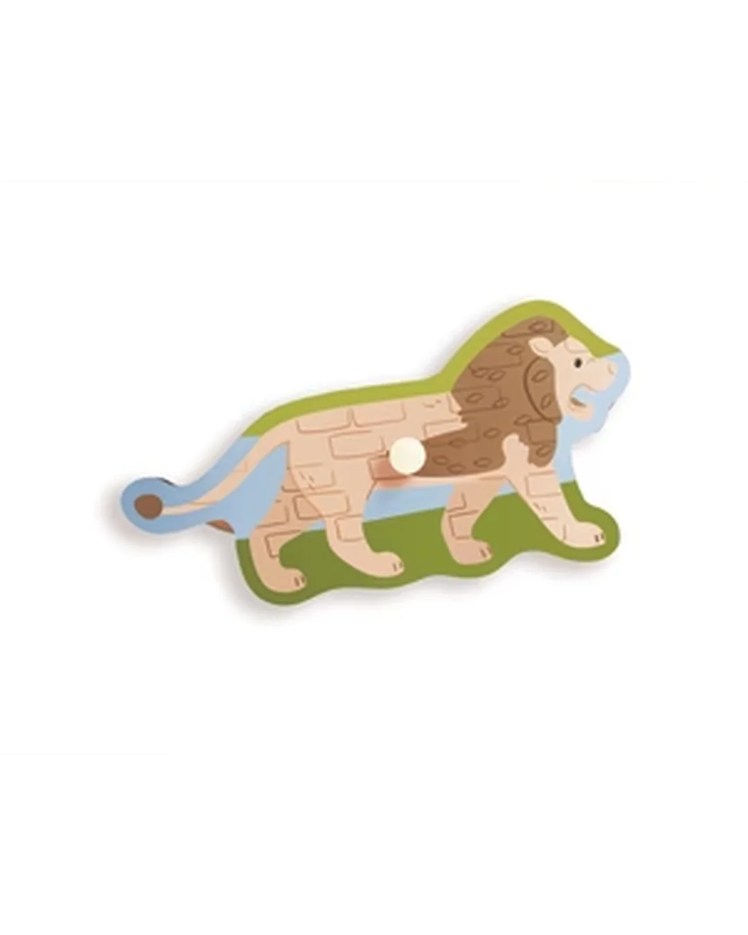 Hape x The Met Majestic Animals Wooden Peg Puzzle Child Jigsaws