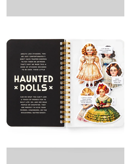 Brass Monkey Haunted Dolls Sticker Book