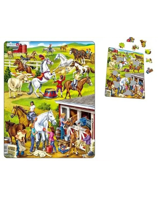 Larsen Horses 50-Piece Jigsaw Puzzle
