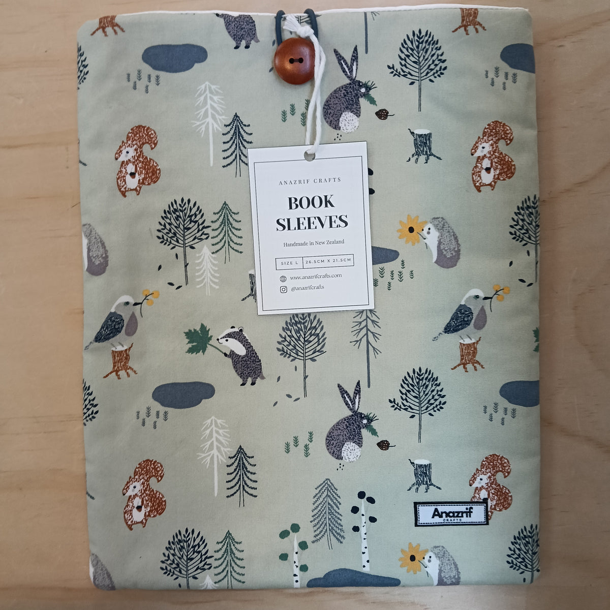 Anazrif Crafts Book Sleeves - Large