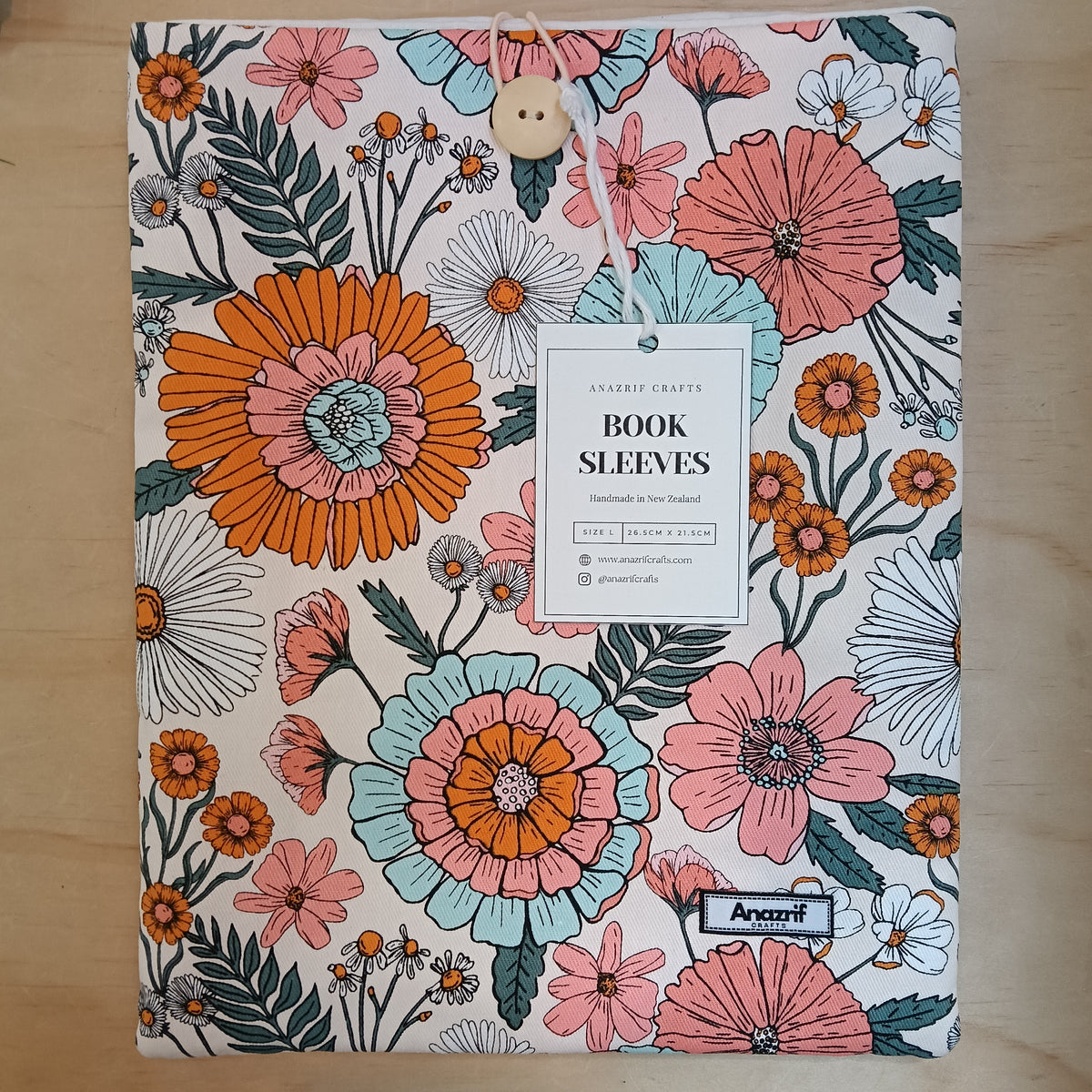 Anazrif Crafts Book Sleeves - Large