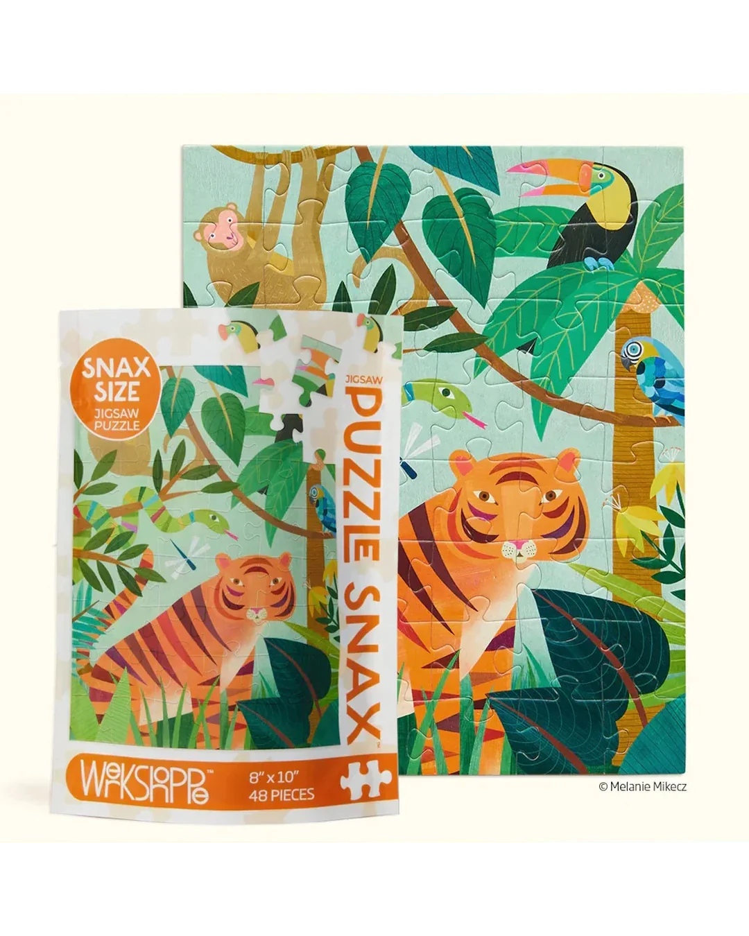 In The Jungle 48 Pce - Puzzle Snax Child Jigsaws