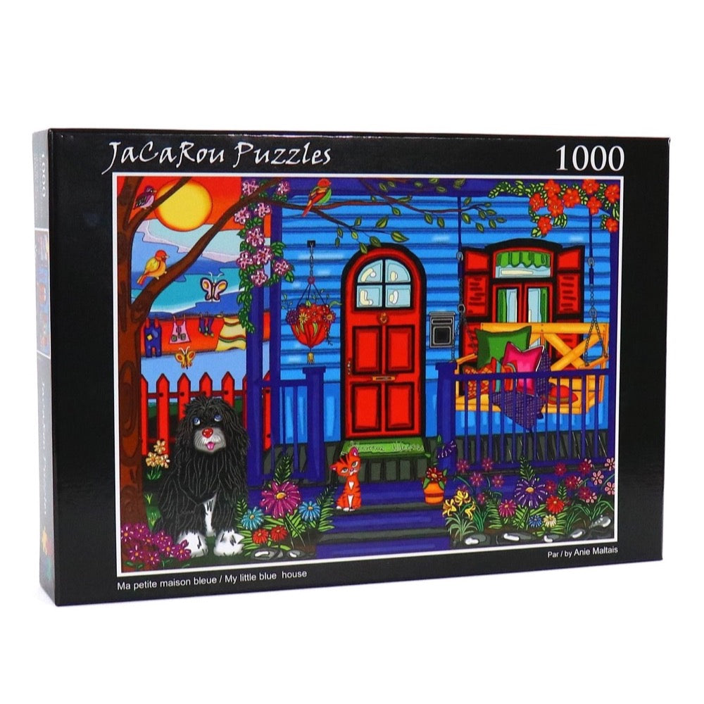 Jacarou My Little Blue House 1000pc Jigsaw Puzzle