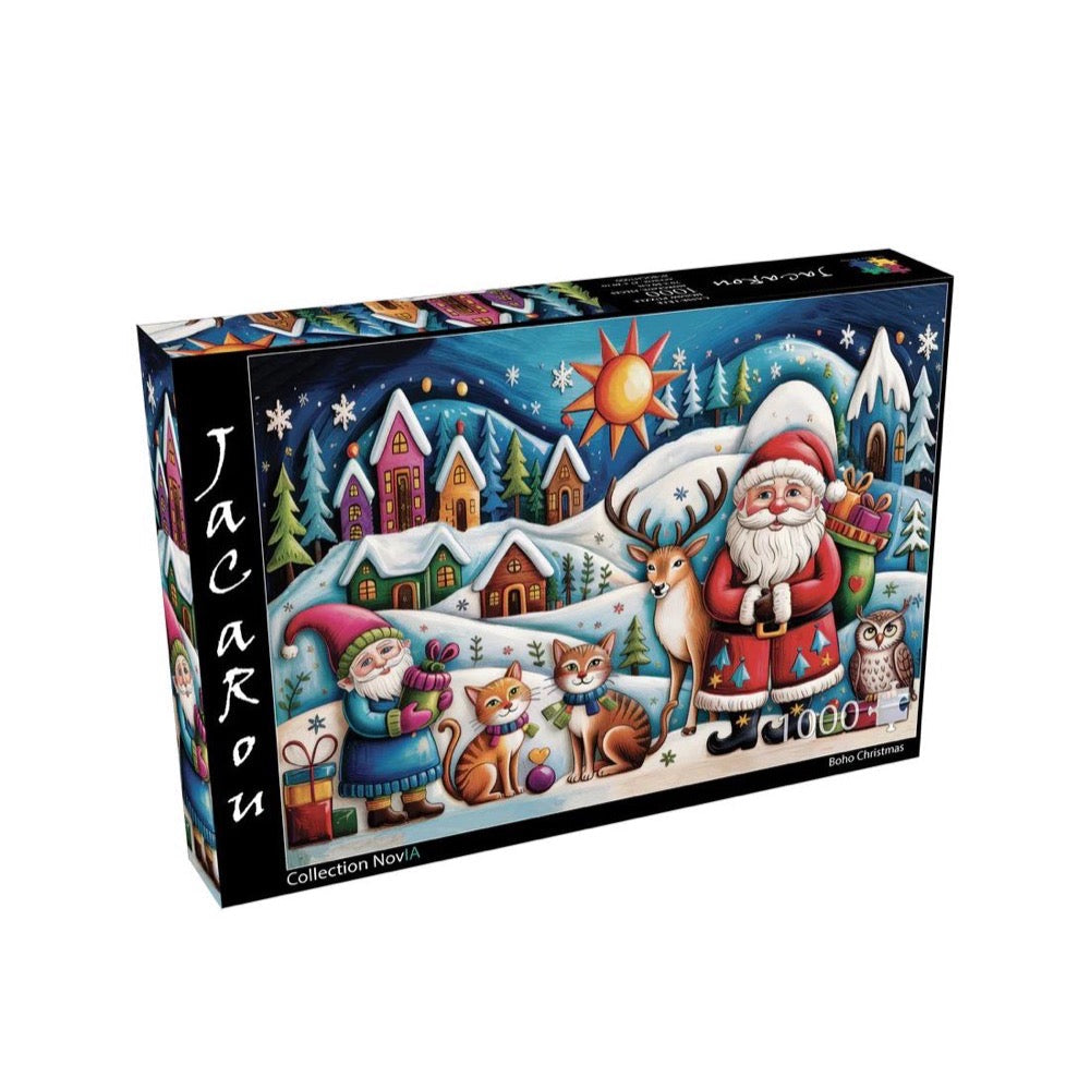 Jacarou Boho Christmas 1000pc Jigsaw Puzzle