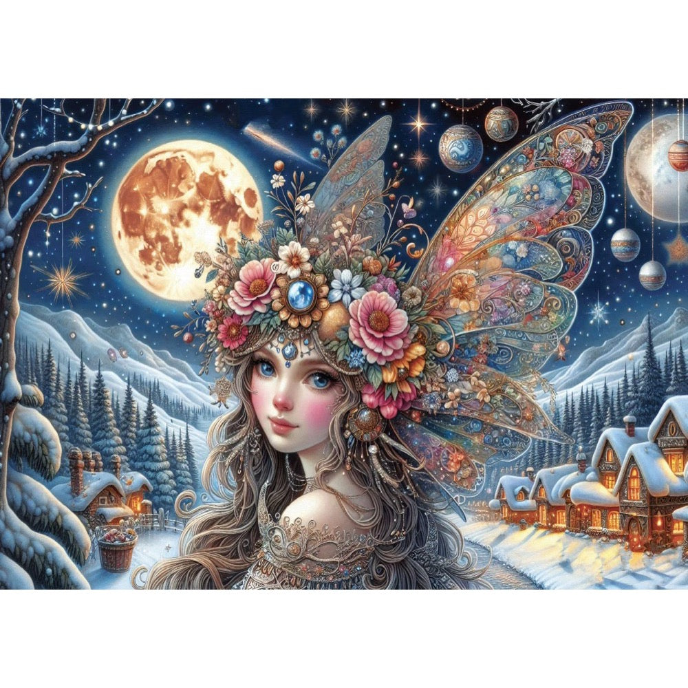 Jacarou Fairy in Frost 1000pc Jigsaw Puzzle
