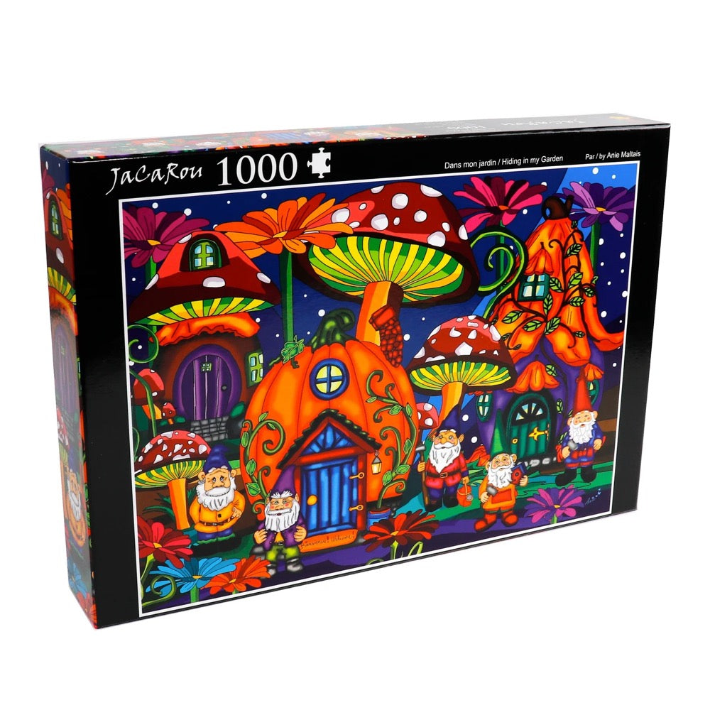 Jacarou Hiding in My Garden 1000pc Jigsaw Puzzle