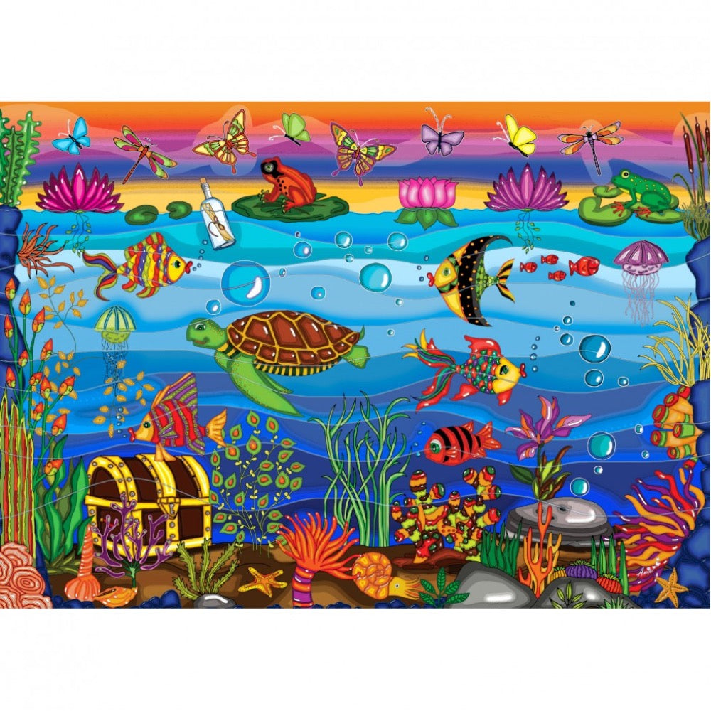 Jacarou Blue Lagoon 1000pc Jigsaw Puzzle