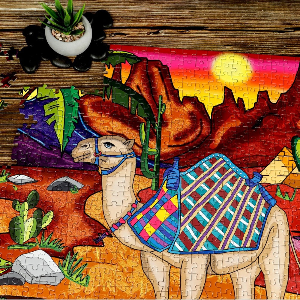 Jacarou Ship of the Desert 1000pc Jigsaw Puzzle Discontinued