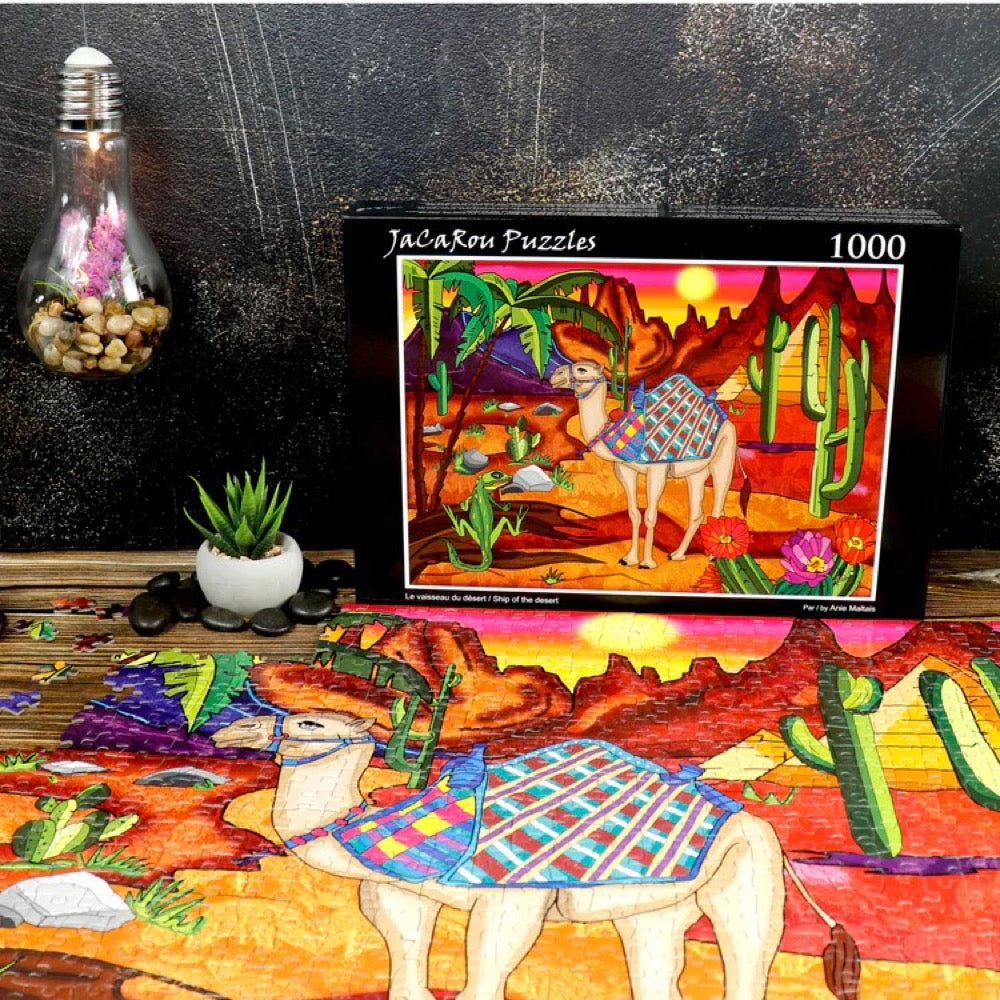 Jacarou Ship of the Desert 1000pc Jigsaw Puzzle Discontinued
