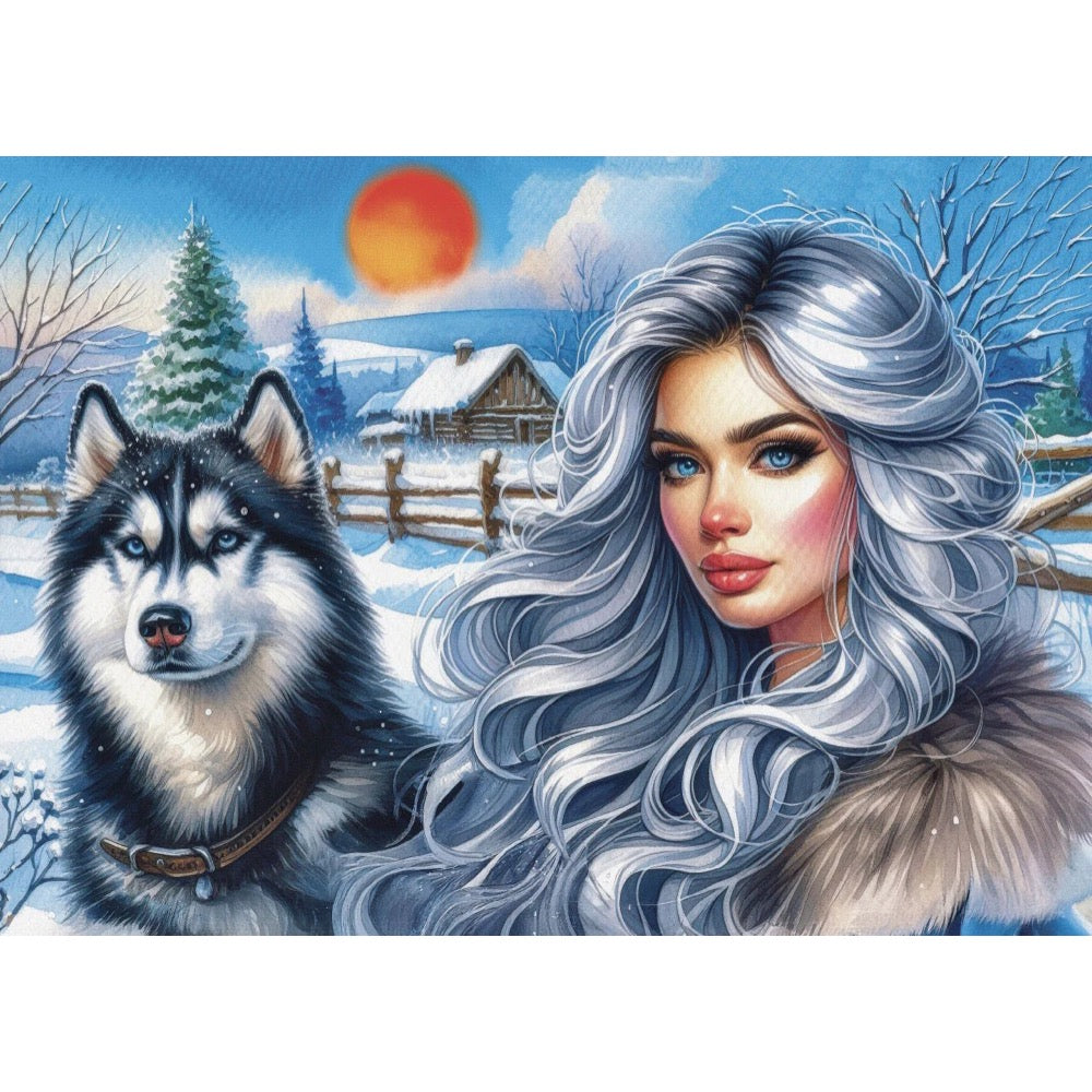 Jacarou Winter Days Duo 1000pc Jigsaw Puzzle