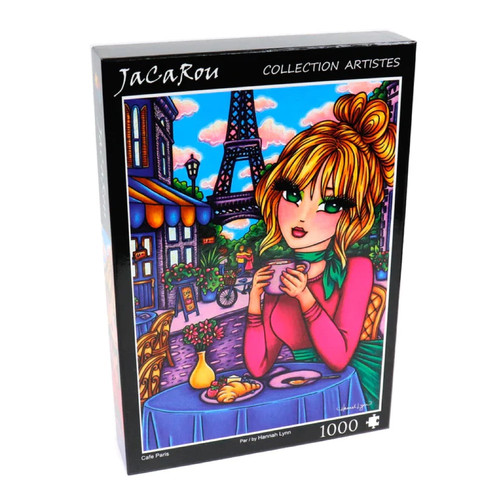 Jacarou Cafe Paris 1000pc Jigsaw Puzzle
