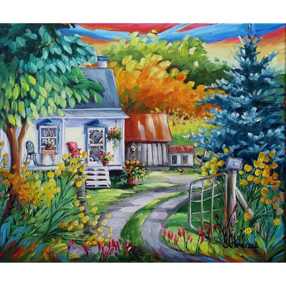 Jacarou Chez Les Voisins 1000pc Jigsaw Puzzle