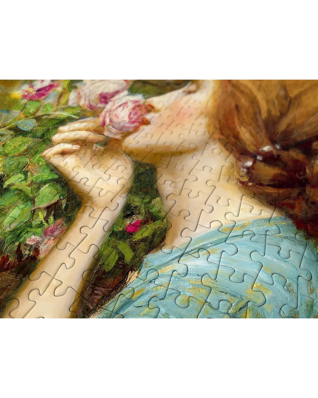 Enjoy Puzzle John William Waterhouse: the Soul of the Rose 1000-Piece Jigsaw Puzzle-2