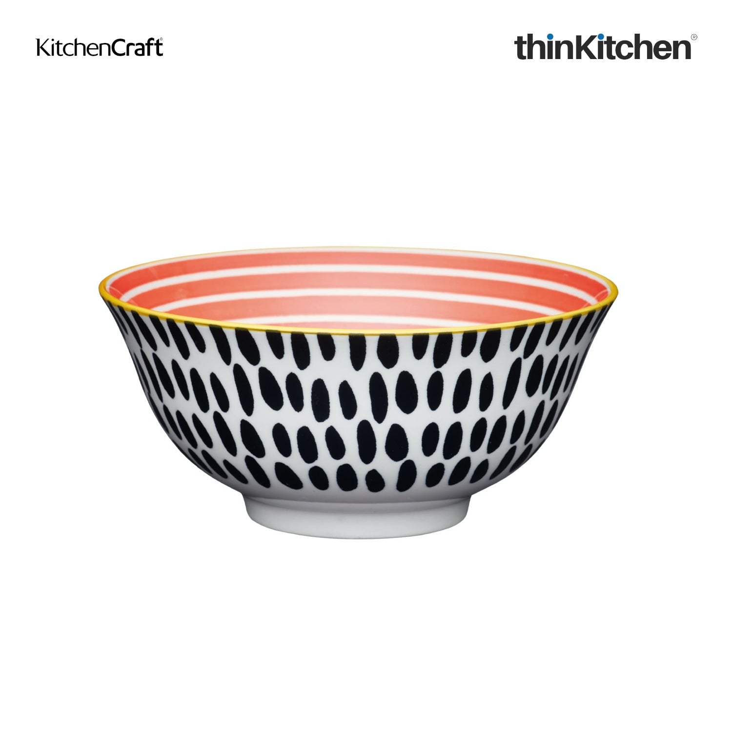 Mikasa 15.5 cm Bowl – Red Swirl