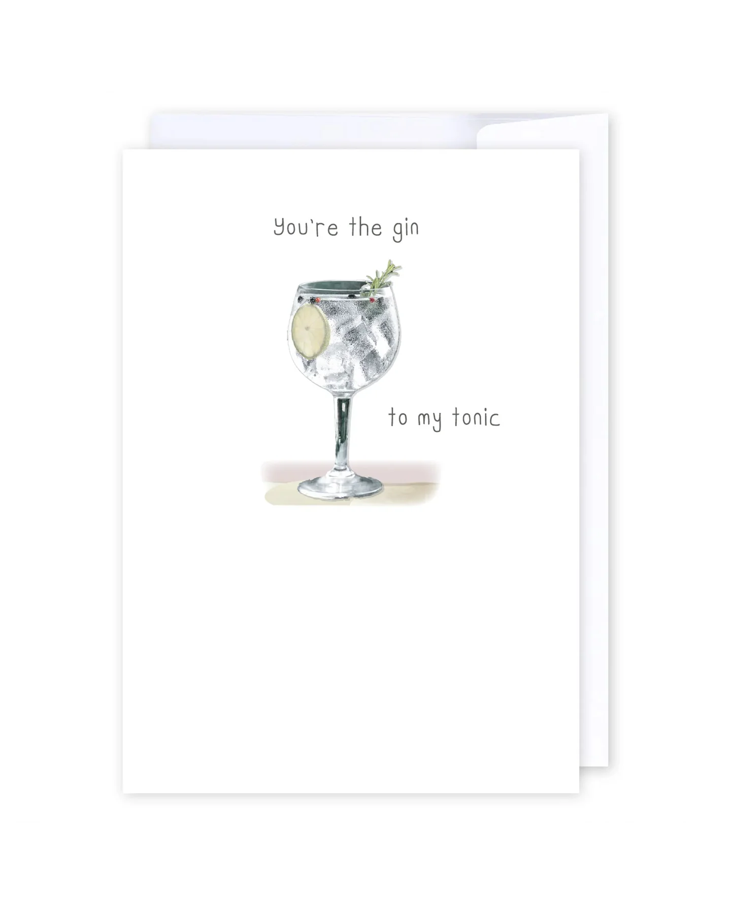 LL011 - Gin to my tonic Greeting Cards